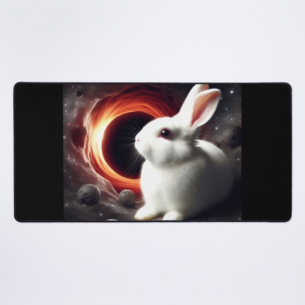 Item preview, Cute rabbit in black hole designed and sold by Dogandesighn.