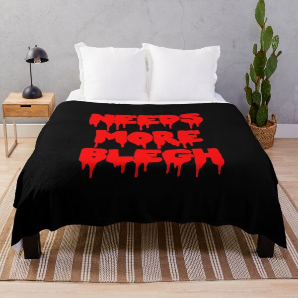 Item preview, Needs More BLEGH: Metalhead Horror Drip Tee designed and sold by fizzytees.