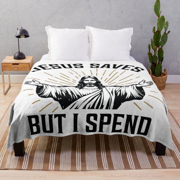 Item preview, Jesus Saves But I Spend designed and sold by PaulSDesign.