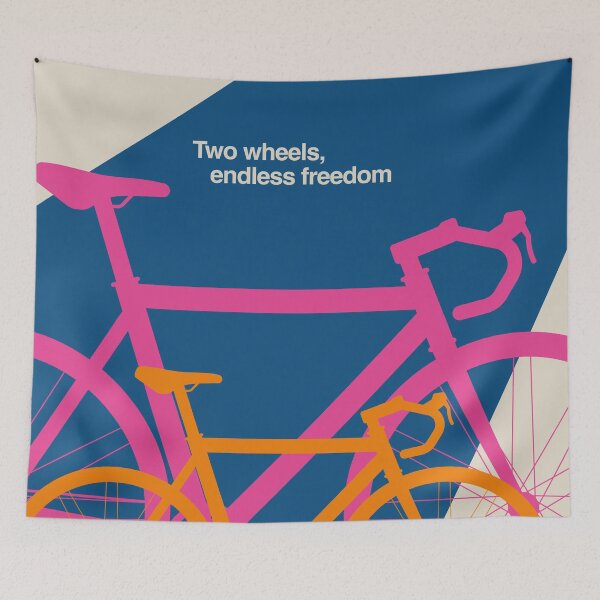 Item preview, Two Wheels, Endless Freedom designed and sold by Drawings Project.