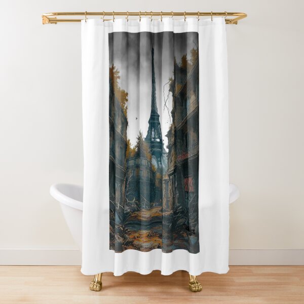 Item preview, Eiffel Tower in a Post-Apocalyptic World, Ruins Of Paris designed and sold by UniqAttireBrand.