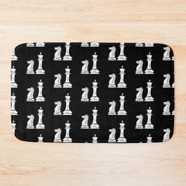 Item preview, White knight and king chess pieces  designed and sold by TheDoodlemancer.