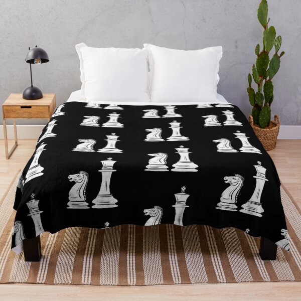 Item preview, White knight and king chess pieces designed and sold by TheDoodlemancer.