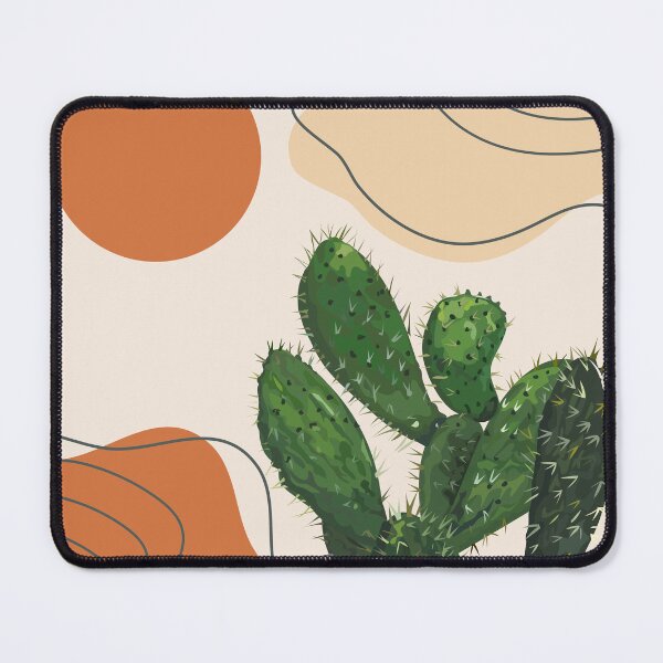 Item preview, Abstract modern botanical art , cactus designed and sold by Green Plantessa.