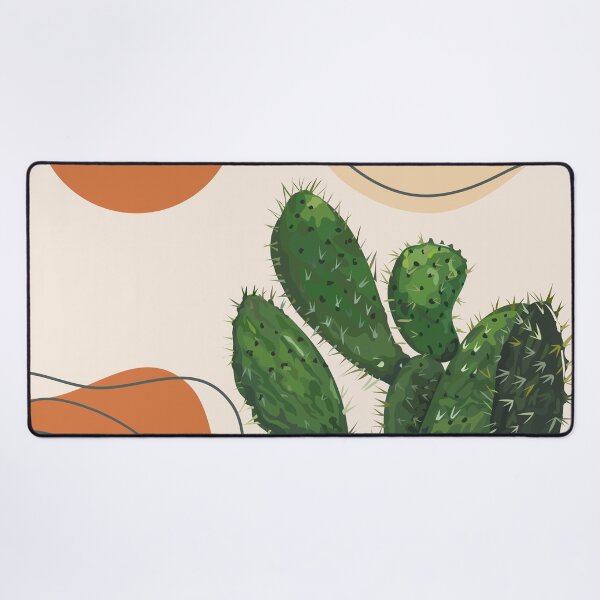 Item preview, Abstract modern botanical art , cactus designed and sold by Green Plantessa.