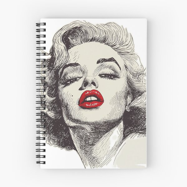 Item preview, Marilyn Monroe in the style of Robert Crumb designed and sold by AnOddAngle.