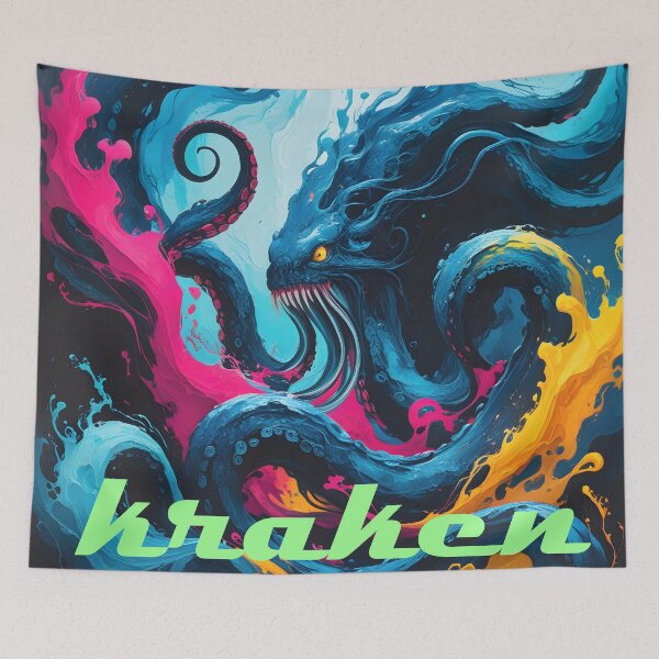 Item preview, kraken giant octopus from the depths of the ocean designed and sold by VidyoeDesigns67.