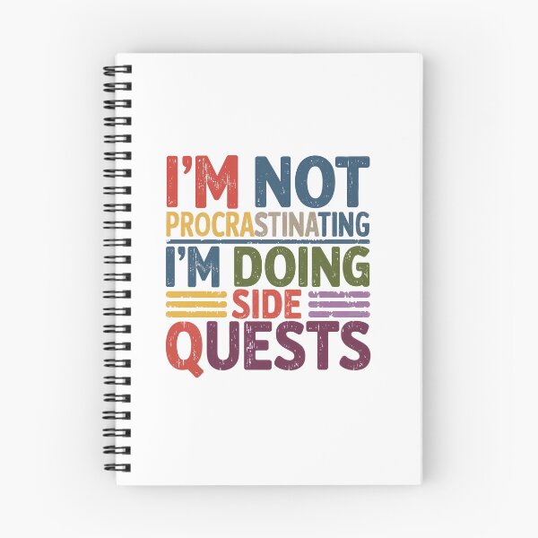 Item preview, I'm not procrastinating, I'm doing side quests designed and sold by jkrphoto.
