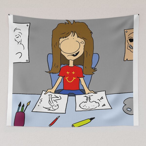 Item preview, The Artist cartoon design designed and sold by Grant Wilson.