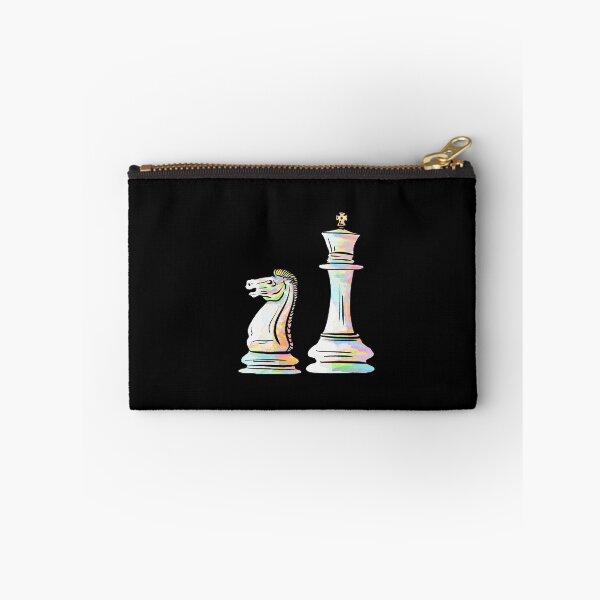 Item preview, White knight and king chess pieces crystal designed and sold by TheDoodlemancer.