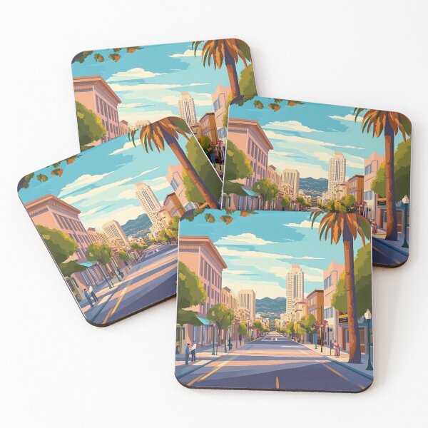 Item preview, Vintage San Jose Travel Poster,  Retro USA Wall Art, Wanderlust Inspiration Gift, Perfect Souvenir Gift for Travel Enthusiasts, Vintage Style Wall Art designed and sold by Thegalleryshop1.