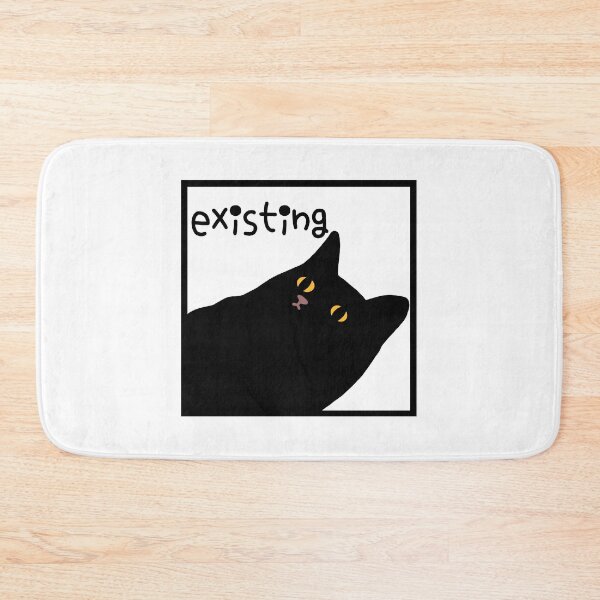 Item preview, (Existing) funny relatable cat design designed and sold by BowieComposition .