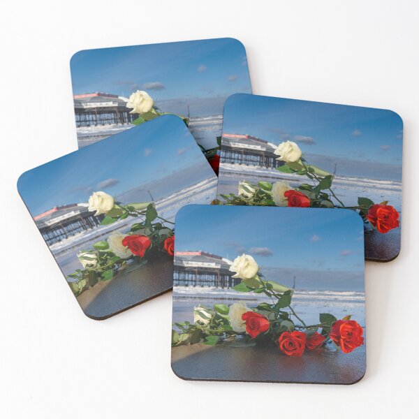 Item preview, Red & white roses Cromer pier Norfolk  designed and sold by RobWalkley.