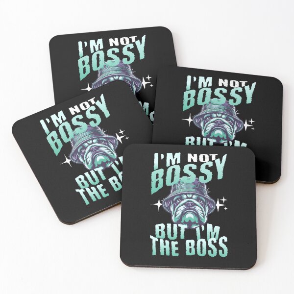 Item preview, Playful Bulldog: I'm the Boss designed and sold by SpeakingPrint2.