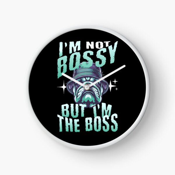Item preview, Playful Bulldog: I'm the Boss designed and sold by SpeakingPrint2.