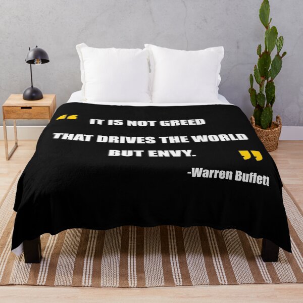 Item preview, Greed Envy quote from Warren Buffett designed and sold by EdimQuotes.