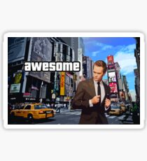 Barney Stinson - Awesome Sticker