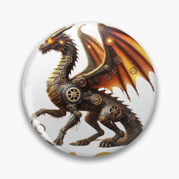 Item preview, Steampunk dragon mechanical fury designed and sold by VidyoeDesigns67.