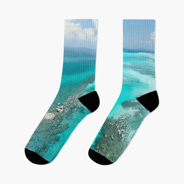 Item preview, Aerial Reef Blues – Turquoise Tropical Waters from Above designed and sold by ArtArchive-KK.