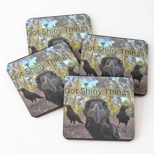 Item preview, Got Shiny Things? – Curious Crow Humor designed and sold by Molly's Gone Mad .