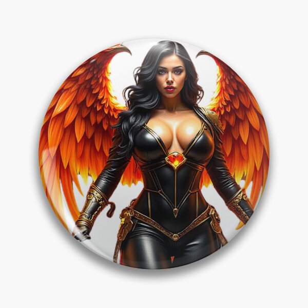 Item preview, Phoenix Warrior Queen – Fiery Guardian of Rebirth designed and sold by Kaladin Creations.