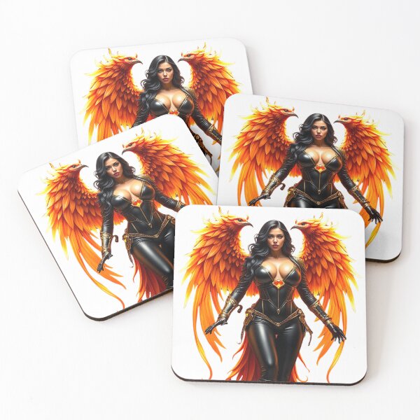 Item preview, Phoenix Warrior Queen – Fiery Guardian of Rebirth designed and sold by Kaladin Creations.