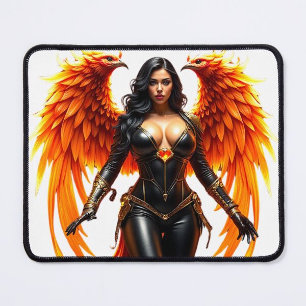 Item preview, Phoenix Warrior Queen – Fiery Guardian of Rebirth designed and sold by Kaladin Creations.
