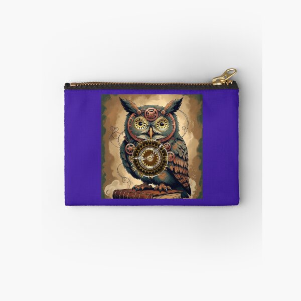Item preview, Steampunk owl with clock and gears designed and sold by VidyoeDesigns67.