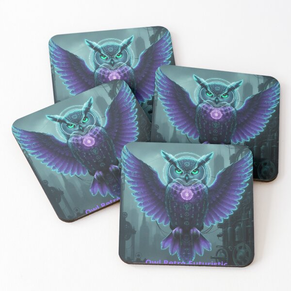 Item preview, Owl Retro-Futuristic steampunk designed and sold by VidyoeDesigns67.