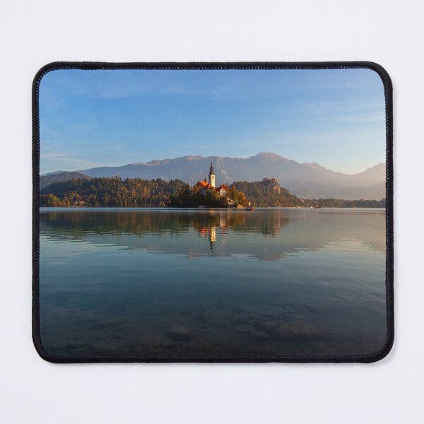 Item preview, The Bled Island in Lake Bled in Slovenia designed and sold by Sonja Birkelbach.
