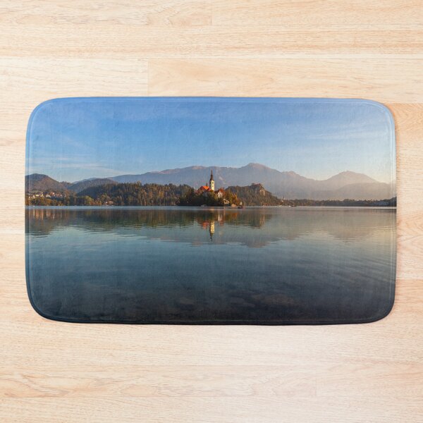 Item preview, The Bled Island in Lake Bled in Slovenia designed and sold by Sonja Birkelbach.