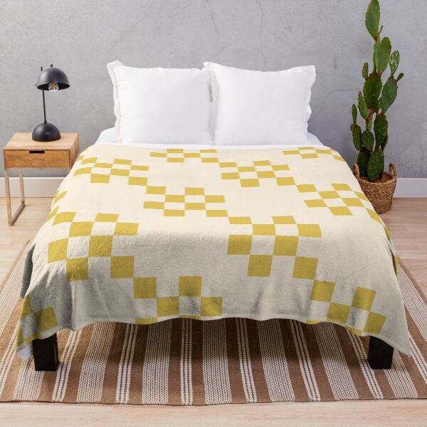 Item preview, Grid stripes cream and yellow designed and sold by wackapacka.