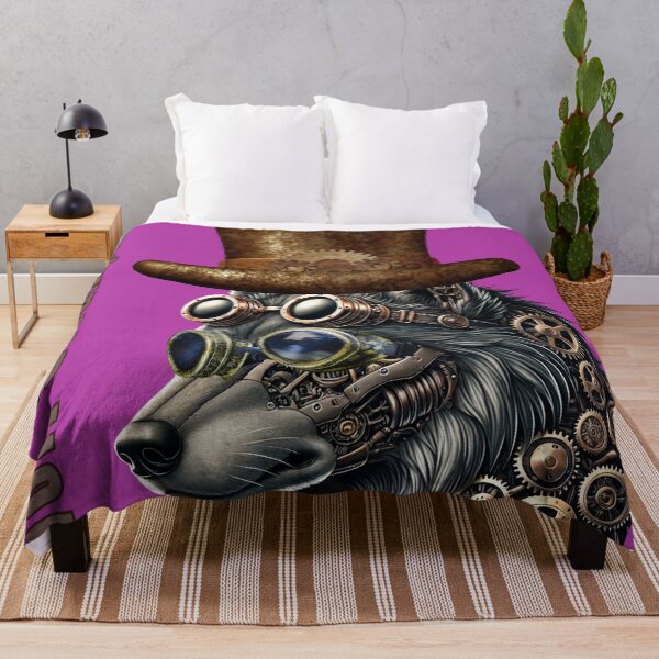 Item preview, Retrofuturistic Steampunk Wolf  designed and sold by VidyoeDesigns67.