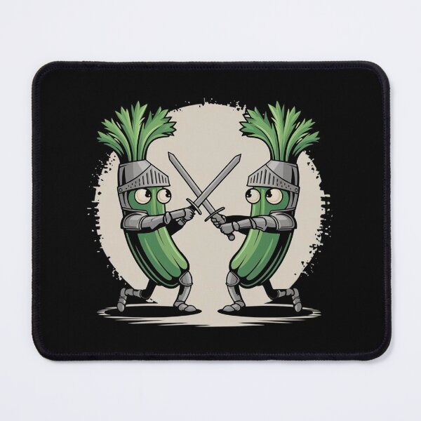 Item preview, Celery Knights Sword Fight Food Characters Cartoon Battle Armored Celery Lover  designed and sold by HelenGie.