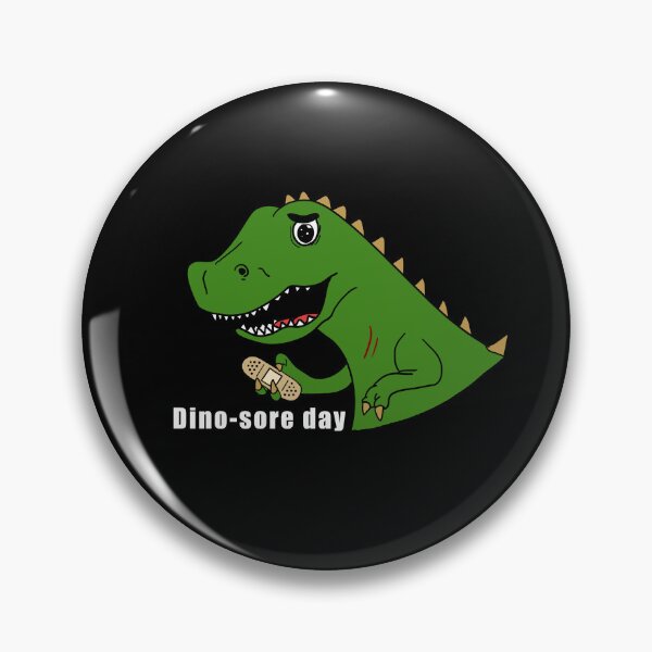 Item preview, Dino-Sore Day – Even Dinosaurs Have Ouchies! - with white text designed and sold by Kylos Design.