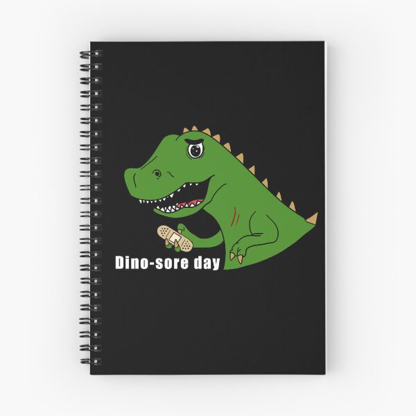 Item preview, Dino-Sore Day – Even Dinosaurs Have Ouchies! - with white text designed and sold by Kylos Design.