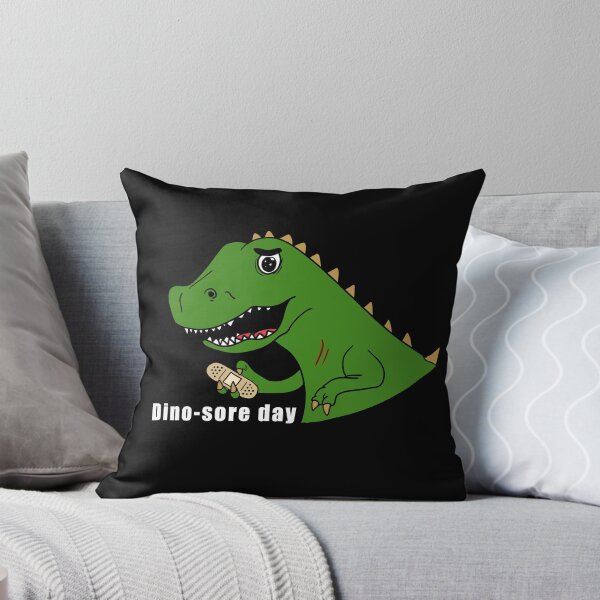 Item preview, Dino-Sore Day – Even Dinosaurs Have Ouchies! - with white text designed and sold by Kylos Design.