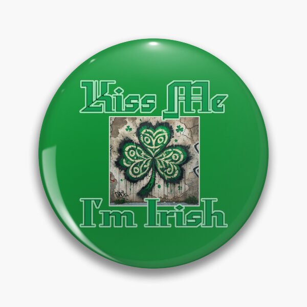 Item preview, St Patrick's Day Kiss Me I'm Irish Slogan designed and sold by Medjed-Studios.