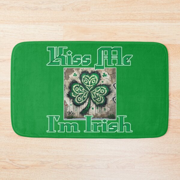 Item preview, St Patrick's Day Kiss Me I'm Irish Slogan designed and sold by Medjed-Studios.