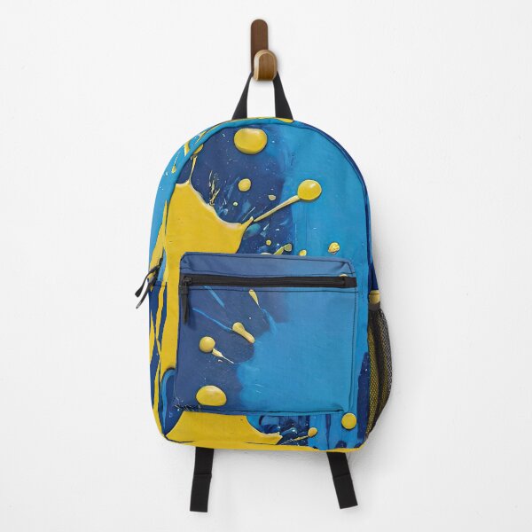 Item preview, 4619 dynamic vibrant blue yellow color designed and sold by j5rson.