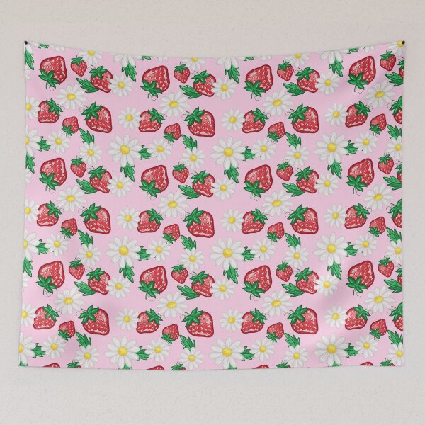 Item preview, Strawberries and daisies  designed and sold by TIPbyAshley.