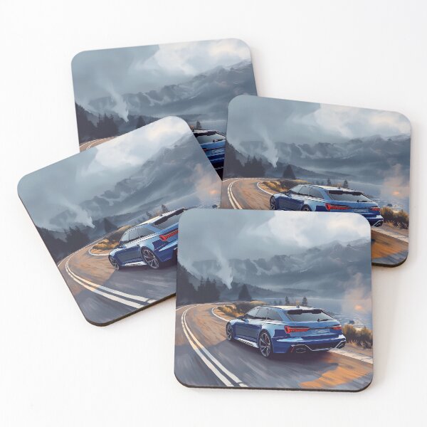 Item preview, Misty Mountain Drive - Vision Board Art for Adventure Seekers and Luxury Dreamers designed and sold by SunRacer.