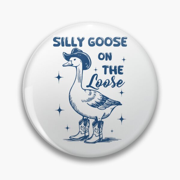 Item preview, Funny Retro Vintage Meme Silly Goose On The Loose designed and sold by FantasyFablesC.
