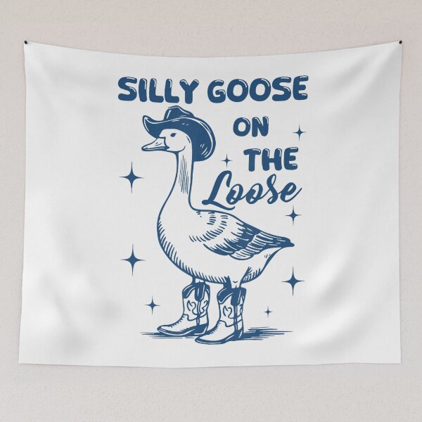Item preview, Funny Retro Vintage Meme Silly Goose On The Loose designed and sold by FantasyFablesC.