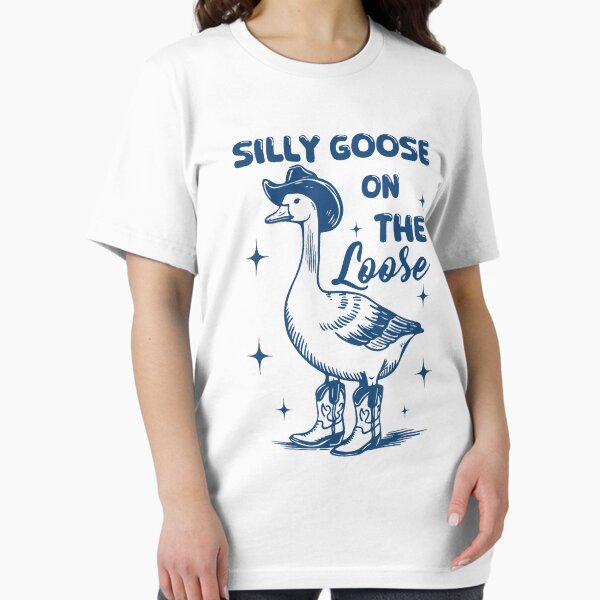 Item preview, Funny Retro Vintage Meme Silly Goose On The Loose designed and sold by FantasyFablesC.