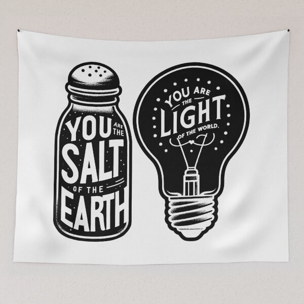 Item preview, Matthew 5:13-14 Salt and Light designed and sold by plushism.