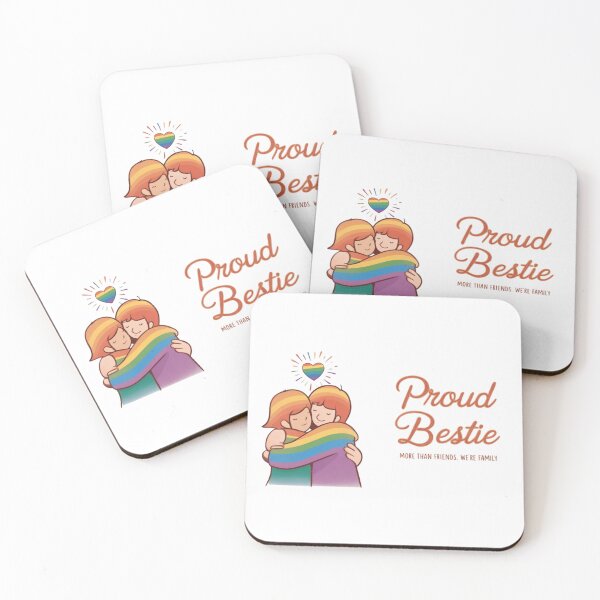 Item preview, Proud Best Friend: More than friends, we are family designed and sold by StormArte.
