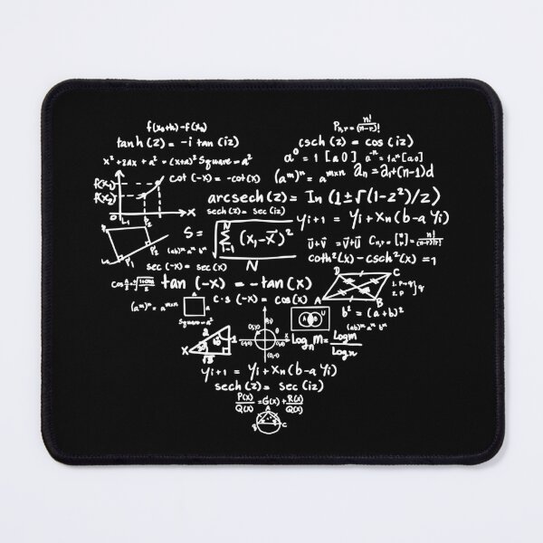 Item preview, Mathematical Heart – Nerdy Math Equations Design designed and sold by Aredbox.