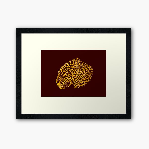 Item preview, Jaguar portrait designed and sold by Guardi71.
