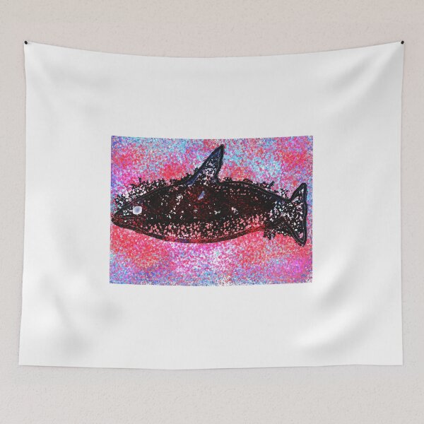 Item preview, Fish with spray paint  designed and sold by MahantArt.